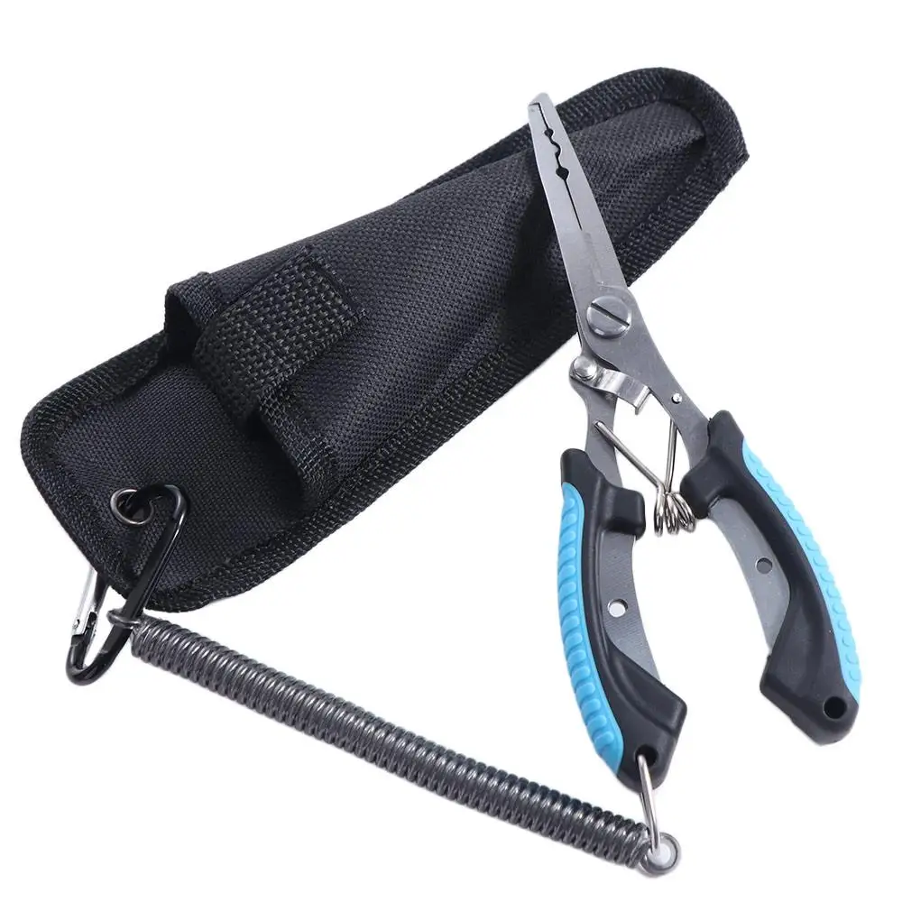 Fishing Line Cutter - ステンレス製釣り用プライヤー、釣り針外し、耐塩水性、釣り用編み込みラインカッター、釣り用ハサミ、釣り道具